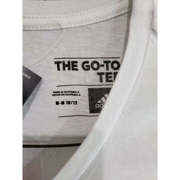 Adidas Youth Medium 10/12 OKC Thunder NBA Basketball Go-To Tee T-Shirt‎ Tshirt - Picture 3 of 4